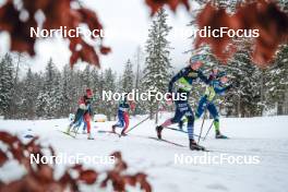 02.03.2023, Planica, Slovenia (SLO): Katherine Stewart-Jones (CAN), Juliette Ducordeau (FRA), Hailey Swirbul (USA), Eva Urevc (SLO), (l-r)  - FIS nordic world ski championships cross-country, relay women, Planica (SLO). www.nordicfocus.com. © Modica/NordicFocus. Every downloaded picture is fee-liable.