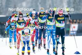 02.03.2023, Planica, Slovenia (SLO): Anna Comarella (ITA), Hailey Swirbul (USA), (l-r)  - FIS nordic world ski championships cross-country, relay women, Planica (SLO). www.nordicfocus.com. © Modica/NordicFocus. Every downloaded picture is fee-liable.