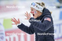 02.03.2023, Planica, Slovenia (SLO): Jessie Diggins (USA) - FIS nordic world ski championships cross-country, relay women, Planica (SLO). www.nordicfocus.com. © Thibaut/NordicFocus. Every downloaded picture is fee-liable.