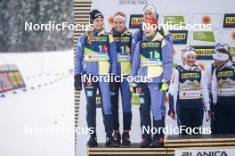 02.03.2023, Planica, Slovenia (SLO): Laura Gimmler (GER), Katharina Hennig (GER), Victoria Carl (GER), (l-r)  - FIS nordic world ski championships cross-country, relay women, Planica (SLO). www.nordicfocus.com. © Thibaut/NordicFocus. Every downloaded picture is fee-liable.