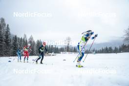 02.03.2023, Planica, Slovenia (SLO): Astrid Oeyre Slind (NOR), Katharina Hennig (GER), Ebba Andersson (SWE), (l-r)  - FIS nordic world ski championships cross-country, relay women, Planica (SLO). www.nordicfocus.com. © Modica/NordicFocus. Every downloaded picture is fee-liable.