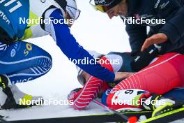 02.03.2023, Planica, Slovenia (SLO): Flora Dolci (FRA), Lena Quintin (FRA), (l-r)  - FIS nordic world ski championships cross-country, relay women, Planica (SLO). www.nordicfocus.com. © Thibaut/NordicFocus. Every downloaded picture is fee-liable.