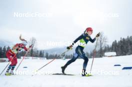 02.03.2023, Planica, Slovenia (SLO): Astrid Oeyre Slind (NOR), Katharina Hennig (GER), (l-r)  - FIS nordic world ski championships cross-country, relay women, Planica (SLO). www.nordicfocus.com. © Modica/NordicFocus. Every downloaded picture is fee-liable.