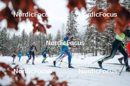 02.03.2023, Planica, Slovenia (SLO): Hailey Swirbul (USA), Eva Urevc (SLO), Johanna Matintalo (FIN), Anja Weber (SUI), (l-r)  - FIS nordic world ski championships cross-country, relay women, Planica (SLO). www.nordicfocus.com. © Modica/NordicFocus. Every downloaded picture is fee-liable.