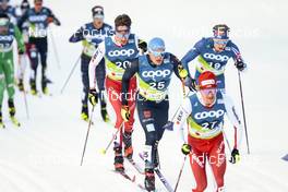 24.02.2023, Planica, Slovenia (SLO): Beda Klee (SUI), Lucas Boegl (GER), (l-r)  - FIS nordic world ski championships cross-country, skiathlon men, Planica (SLO). www.nordicfocus.com. © Modica/NordicFocus. Every downloaded picture is fee-liable.