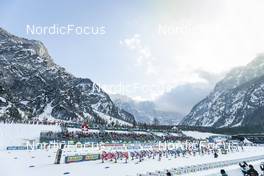 24.02.2023, Planica, Slovenia (SLO): Start of mens race - FIS nordic world ski championships cross-country, skiathlon men, Planica (SLO). www.nordicfocus.com. © Modica/NordicFocus. Every downloaded picture is fee-liable.
