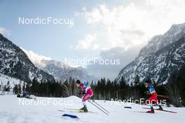24.02.2023, Planica, Slovenia (SLO): Naoto Baba (JPN), Adam Fellner (CZE), (l-r)  - FIS nordic world ski championships cross-country, skiathlon men, Planica (SLO). www.nordicfocus.com. © Modica/NordicFocus. Every downloaded picture is fee-liable.