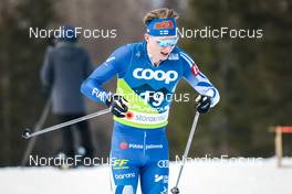 24.02.2023, Planica, Slovenia (SLO): Remi Lindholm (FIN) - FIS nordic world ski championships cross-country, skiathlon men, Planica (SLO). www.nordicfocus.com. © Modica/NordicFocus. Every downloaded picture is fee-liable.