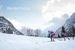 24.02.2023, Planica, Slovenia (SLO): Jules Lapierre (FRA), Clement Parisse (FRA), (l-r)  - FIS nordic world ski championships cross-country, skiathlon men, Planica (SLO). www.nordicfocus.com. © Modica/NordicFocus. Every downloaded picture is fee-liable.