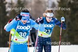 24.02.2023, Planica, Slovenia (SLO): Gus Schumacher (USA) - FIS nordic world ski championships cross-country, skiathlon men, Planica (SLO). www.nordicfocus.com. © Modica/NordicFocus. Every downloaded picture is fee-liable.