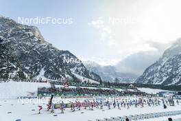 24.02.2023, Planica, Slovenia (SLO): Start of mens race - FIS nordic world ski championships cross-country, skiathlon men, Planica (SLO). www.nordicfocus.com. © Modica/NordicFocus. Every downloaded picture is fee-liable.