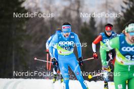 24.02.2023, Planica, Slovenia (SLO): Simone Dapra (ITA) - FIS nordic world ski championships cross-country, skiathlon men, Planica (SLO). www.nordicfocus.com. © Modica/NordicFocus. Every downloaded picture is fee-liable.