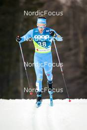 24.02.2023, Planica, Slovenia (SLO): Paolo Ventura (ITA) - FIS nordic world ski championships cross-country, skiathlon men, Planica (SLO). www.nordicfocus.com. © Modica/NordicFocus. Every downloaded picture is fee-liable.