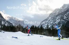 24.02.2023, Planica, Slovenia (SLO): Clement Parisse (FRA), Iivo Niskanen (FIN), (l-r)  - FIS nordic world ski championships cross-country, skiathlon men, Planica (SLO). www.nordicfocus.com. © Modica/NordicFocus. Every downloaded picture is fee-liable.