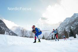 24.02.2023, Planica, Slovenia (SLO): Paul Constantin Pepene (ROU), Russell Kennedy (CAN), (l-r)  - FIS nordic world ski championships cross-country, skiathlon men, Planica (SLO). www.nordicfocus.com. © Modica/NordicFocus. Every downloaded picture is fee-liable.