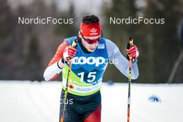24.02.2023, Planica, Slovenia (SLO): Antoine Cyr (CAN) - FIS nordic world ski championships cross-country, skiathlon men, Planica (SLO). www.nordicfocus.com. © Modica/NordicFocus. Every downloaded picture is fee-liable.