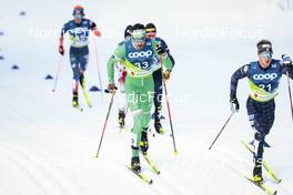 24.02.2023, Planica, Slovenia (SLO): Thomas Maloney Westgaard (IRL), Hunter Wonders (USA), (l-r)  - FIS nordic world ski championships cross-country, skiathlon men, Planica (SLO). www.nordicfocus.com. © Modica/NordicFocus. Every downloaded picture is fee-liable.