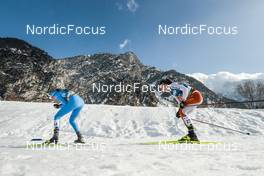 25.02.2023, Planica, Slovenia (SLO): Caterina Ganz (ITA), Nadja Kaelin (SUI), (l-r)  - FIS nordic world ski championships cross-country, skiathlon women, Planica (SLO). www.nordicfocus.com. © Modica/NordicFocus. Every downloaded picture is fee-liable.