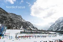 25.02.2023, Planica, Slovenia (SLO): Start of womens race - FIS nordic world ski championships cross-country, skiathlon women, Planica (SLO). www.nordicfocus.com. © Modica/NordicFocus. Every downloaded picture is fee-liable.