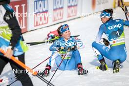 25.02.2023, Planica, Slovenia (SLO): Krista Parmakoski (FIN), Kerttu Niskanen (FIN), (l-r)  - FIS nordic world ski championships cross-country, skiathlon women, Planica (SLO). www.nordicfocus.com. © Modica/NordicFocus. Every downloaded picture is fee-liable.