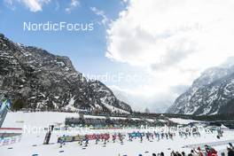 25.02.2023, Planica, Slovenia (SLO): Start of womens race - FIS nordic world ski championships cross-country, skiathlon women, Planica (SLO). www.nordicfocus.com. © Modica/NordicFocus. Every downloaded picture is fee-liable.