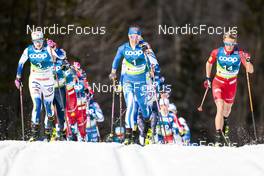 25.02.2023, Planica, Slovenia (SLO): Ebba Andersson (SWE), Kerttu Niskanen (FIN), Astrid Oeyre Slind (NOR), (l-r)  - FIS nordic world ski championships cross-country, skiathlon women, Planica (SLO). www.nordicfocus.com. © Modica/NordicFocus. Every downloaded picture is fee-liable.