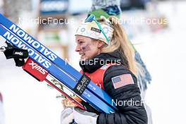26.02.2023, Planica, Slovenia (SLO): Jessie Diggins (USA) - FIS nordic world ski championships cross-country, team sprint, Planica (SLO). www.nordicfocus.com. © Modica/NordicFocus. Every downloaded picture is fee-liable.