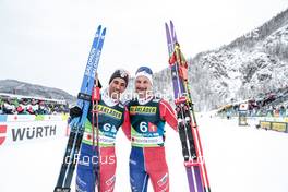 26.02.2023, Planica, Slovenia (SLO): Richard Jouve (FRA), Renaud Jay (FRA), (l-r)  - FIS nordic world ski championships cross-country, team sprint, Planica (SLO). www.nordicfocus.com. © Modica/NordicFocus. Every downloaded picture is fee-liable.