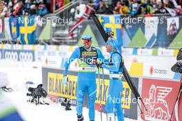 26.02.2023, Planica, Slovenia (SLO): Francesco De Fabiani (ITA), Federico Pellegrino (ITA), (l-r)  - FIS nordic world ski championships cross-country, team sprint, Planica (SLO). www.nordicfocus.com. © Modica/NordicFocus. Every downloaded picture is fee-liable.