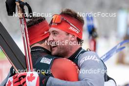 26.02.2023, Planica, Slovenia (SLO): Antoine Cyr (CAN), Graham Ritchie (CAN), (l-r)  - FIS nordic world ski championships cross-country, team sprint, Planica (SLO). www.nordicfocus.com. © Modica/NordicFocus. Every downloaded picture is fee-liable.