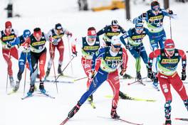 26.02.2023, Planica, Slovenia (SLO): Maciej Starega (POL), Renaud Jay (FRA), Paal Golberg (NOR), (l-r)  - FIS nordic world ski championships cross-country, team sprint, Planica (SLO). www.nordicfocus.com. © Modica/NordicFocus. Every downloaded picture is fee-liable.