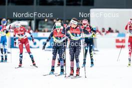 26.02.2023, Planica, Slovenia (SLO): Jessie Diggins (USA), Julia Kern (USA), (l-r)  - FIS nordic world ski championships cross-country, team sprint, Planica (SLO). www.nordicfocus.com. © Modica/NordicFocus. Every downloaded picture is fee-liable.