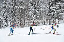 26.02.2023, Planica, Slovenia (SLO): Jasmi Joensuu (FIN), Laura Gimmler (GER), Emma Ribom (SWE), (l-r)  - FIS nordic world ski championships cross-country, team sprint, Planica (SLO). www.nordicfocus.com. © Modica/NordicFocus. Every downloaded picture is fee-liable.