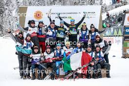26.02.2023, Planica, Slovenia (SLO): Federico Pellegrino (ITA), Francesco De Fabiani (ITA), (l-r)  - FIS nordic world ski championships cross-country, team sprint, Planica (SLO). www.nordicfocus.com. © Modica/NordicFocus. Every downloaded picture is fee-liable.