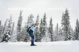 25.11.2023, Ruka, Finland (FIN): Richard Jouve (FRA) - FIS world cup cross-country, 10km, Ruka (FIN). www.nordicfocus.com. © Modica/NordicFocus. Every downloaded picture is fee-liable.
