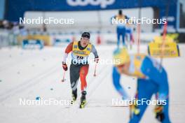 25.11.2023, Ruka, Finland (FIN): Xavier Mckeever (CAN) - FIS world cup cross-country, 10km, Ruka (FIN). www.nordicfocus.com. © Modica/NordicFocus. Every downloaded picture is fee-liable.