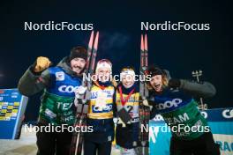 24.11.2023, Ruka, Finland (FIN): Emma Ribom (SWE), Jonna Sundling (SWE), (l-r)  - FIS world cup cross-country, individual sprint, Ruka (FIN). www.nordicfocus.com. © Modica/NordicFocus. Every downloaded picture is fee-liable.