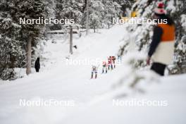 24.11.2023, Ruka, Finland (FIN): Jonna Sundling (SWE), Nadine Faehndrich (SUI), Kristine Stavaas Skistad (NOR), (l-r)  - FIS world cup cross-country, individual sprint, Ruka (FIN). www.nordicfocus.com. © Modica/NordicFocus. Every downloaded picture is fee-liable.