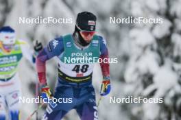 26.11.2023, Ruka, Finland (FIN): Zak Ketterson (USA) - FIS world cup cross-country, mass, Ruka (FIN). www.nordicfocus.com. © Modica/NordicFocus. Every downloaded picture is fee-liable.