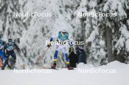 26.11.2023, Ruka, Finland (FIN): Leo Johansson (SWE) - FIS world cup cross-country, mass, Ruka (FIN). www.nordicfocus.com. © Modica/NordicFocus. Every downloaded picture is fee-liable.