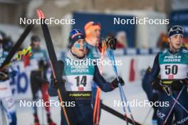 26.11.2023, Ruka, Finland (FIN): Federico Pellegrino (ITA) - FIS world cup cross-country, mass, Ruka (FIN). www.nordicfocus.com. © Modica/NordicFocus. Every downloaded picture is fee-liable.