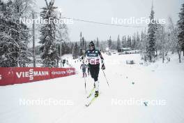 23.11.2023, Ruka, Finland (FIN): Johannes Hoesflot Klaebo (NOR) - FIS world cup cross-country, training, Ruka (FIN). www.nordicfocus.com. © Modica/NordicFocus. Every downloaded picture is fee-liable.