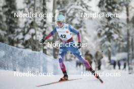 02.12.2023, Gaellivare, Sweden (SWE): Rosie Brennan (USA) - FIS world cup cross-country, 10km, Gaellivare (SWE). www.nordicfocus.com. © Modica/NordicFocus. Every downloaded picture is fee-liable.