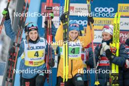 03.12.2023, Gaellivare, Sweden (SWE): Pia Fink (GER), Katharina Hennig (GER), (l-r)  - FIS world cup cross-country, relay, Gaellivare (SWE). www.nordicfocus.com. © Modica/NordicFocus. Every downloaded picture is fee-liable.