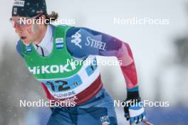 03.12.2023, Gaellivare, Sweden (SWE): James Clinton Schoonmaker (USA) - FIS world cup cross-country, relay, Gaellivare (SWE). www.nordicfocus.com. © Modica/NordicFocus. Every downloaded picture is fee-liable.