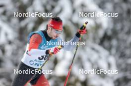 10.12.2023, Oestersund, Sweden (SWE): Antoine Cyr (CAN) - FIS world cup cross-country, 10km, Oestersund (SWE). www.nordicfocus.com. © Modica/NordicFocus. Every downloaded picture is fee-liable.