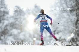 10.12.2023, Oestersund, Sweden (SWE): Rosie Brennan (USA) - FIS world cup cross-country, 10km, Oestersund (SWE). www.nordicfocus.com. © Modica/NordicFocus. Every downloaded picture is fee-liable.