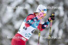 10.12.2023, Oestersund, Sweden (SWE): Johannes Hoesflot Klaebo (NOR) - FIS world cup cross-country, 10km, Oestersund (SWE). www.nordicfocus.com. © Modica/NordicFocus. Every downloaded picture is fee-liable.