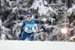 10.12.2023, Oestersund, Sweden (SWE): Jules Lapierre (FRA) - FIS world cup cross-country, 10km, Oestersund (SWE). www.nordicfocus.com. © Modica/NordicFocus. Every downloaded picture is fee-liable.