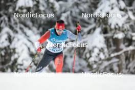 10.12.2023, Oestersund, Sweden (SWE): Antoine Cyr (CAN) - FIS world cup cross-country, 10km, Oestersund (SWE). www.nordicfocus.com. © Modica/NordicFocus. Every downloaded picture is fee-liable.